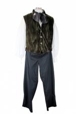 Men's Victorian Edwardian Working Class Poor Man Costume Sweeney Todd Size M-L Image
